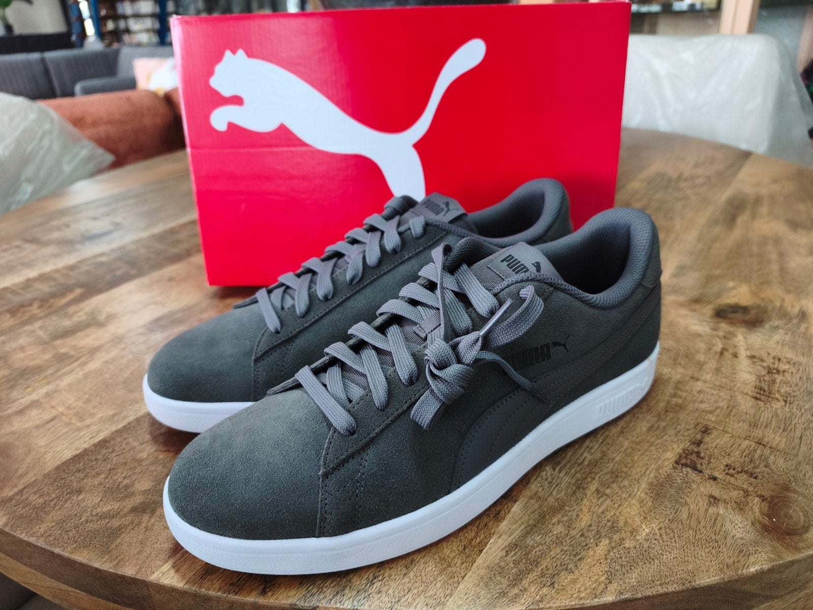 Nieuwe Puma Smash Suede Sneakers - Maat 46, Puma, Overige kleuren, Nieuw, Ophalen of Verzenden