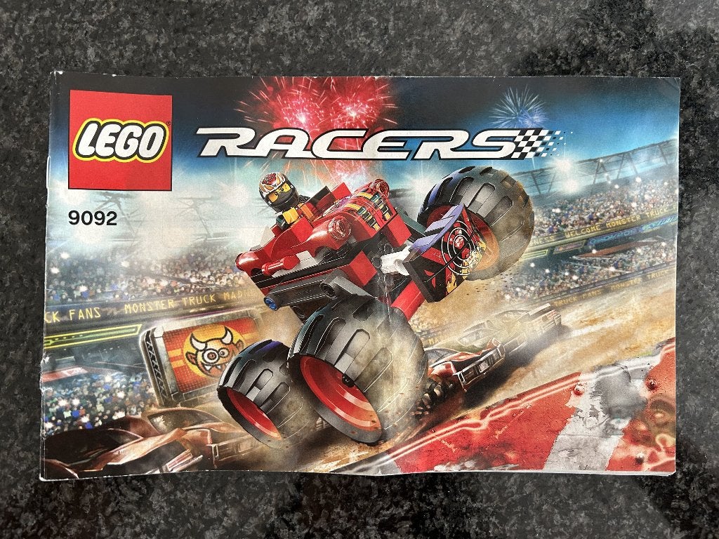 Lego Racers Crazy Demon 9092, Gebruikt, Lego, Ophalen of Verzenden, Racers