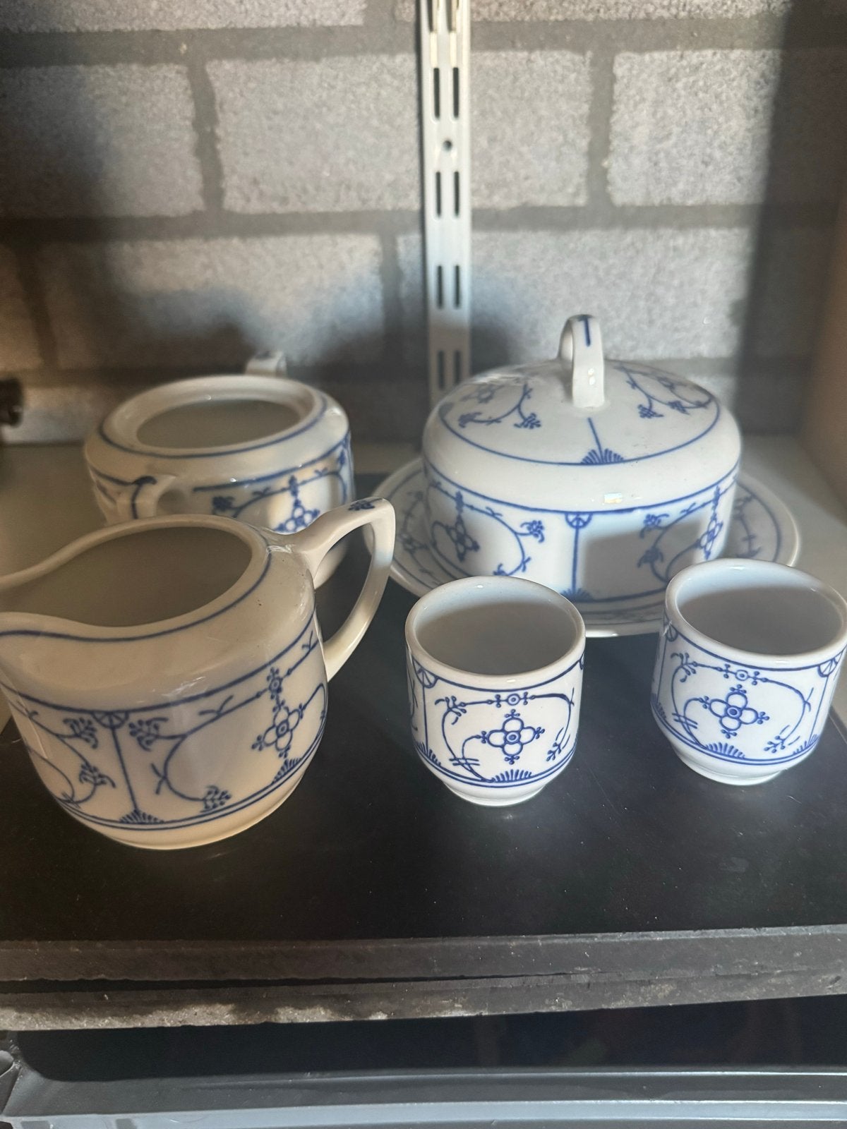 Jäger Eisenberg Porselein Set - Blau Saks Decor, Ophalen of Verzenden