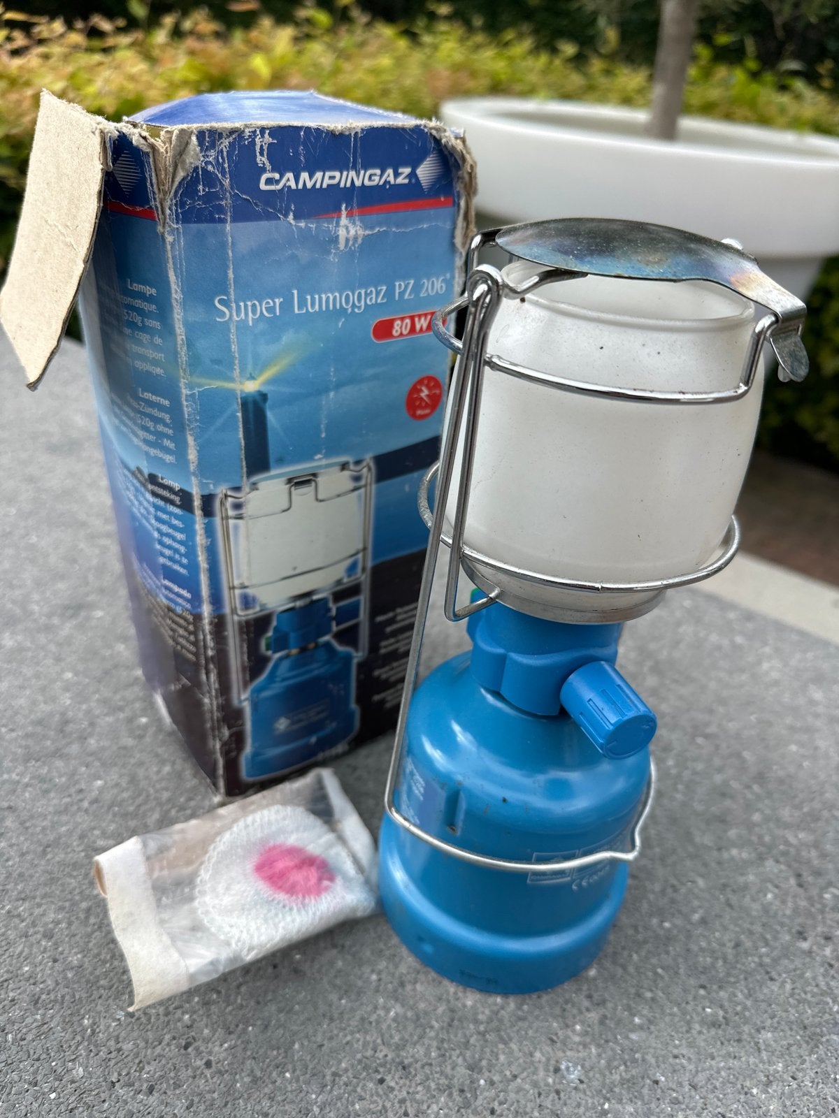 Campingaz Super Lumogaz PZ 206 gaslamp - 80W, Ophalen, Gebruikt