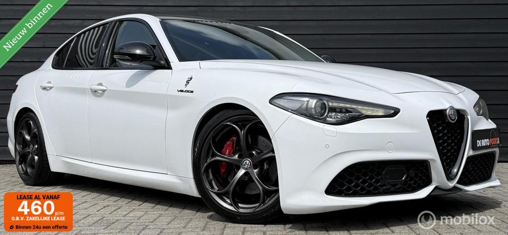Alfa Romeo Giulia 2.0 T AWD Q4 Veloce Leder/Camera/LED/Navi/, 4 cilinders, Met garantie (alle), 1505 kg, Wit