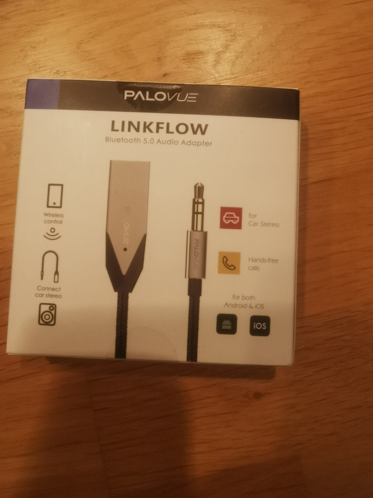 PALOVUE LINKFLOW Bluetooth 5.0 Audio Adapter, Verzenden, Nieuw, Minder dan 2 meter, Overige kabels