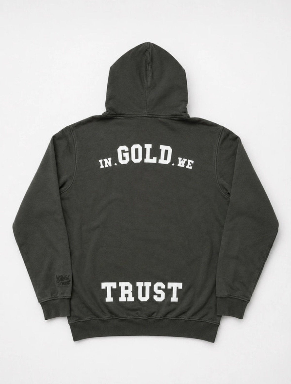 Groene herenhoodie In Gold We Trust XL Vintage, Ophalen of Verzenden, Zo goed als nieuw, Maat 56/58 (XL), Groen