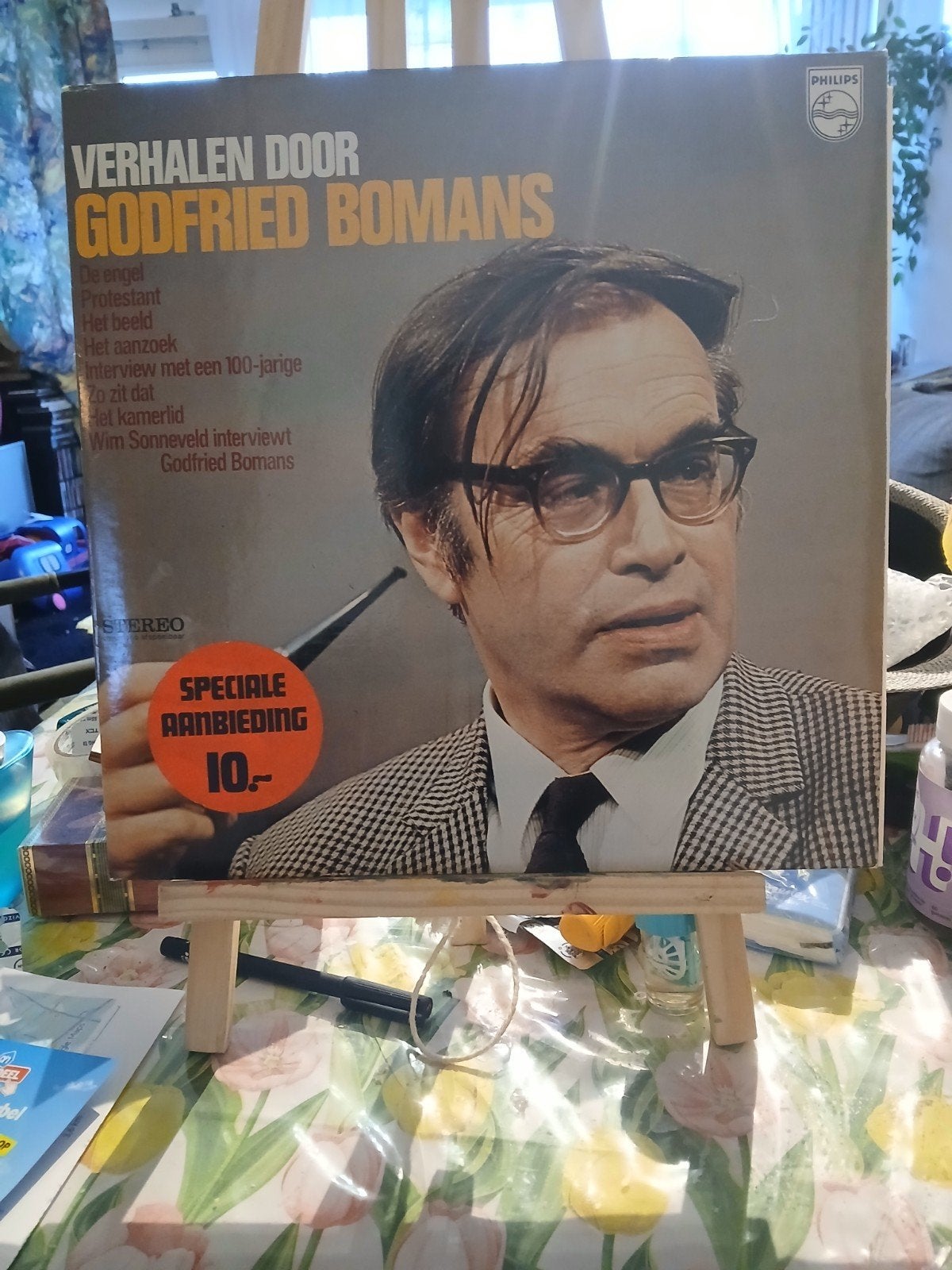 Godfried Bomans - Verhalen door Godfried Bomans LP, Cd's en Dvd's, Ophalen of Verzenden, Gebruikt, 12 inch, LP