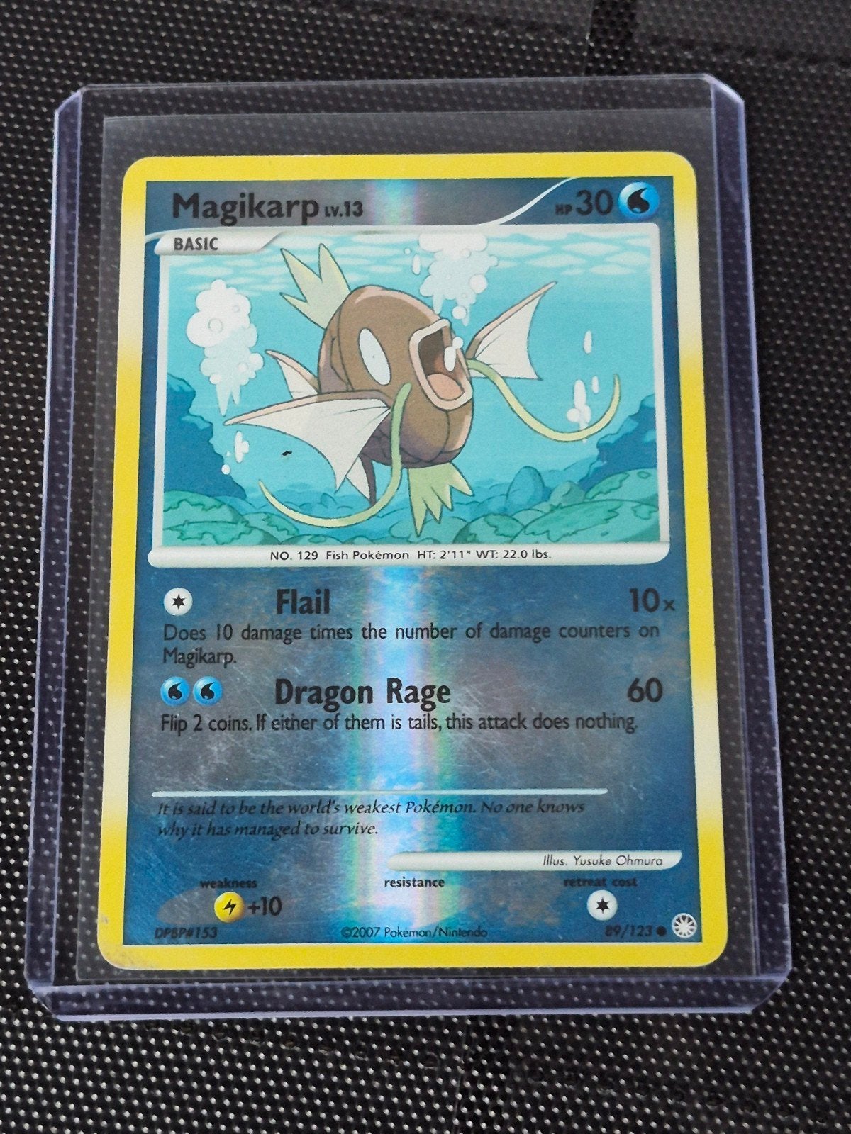 Magikarp Lv.13 Pokémon kaart - Foil - DPBP#153, Ophalen of Verzenden, Zo goed als nieuw, Losse kaart, Foil