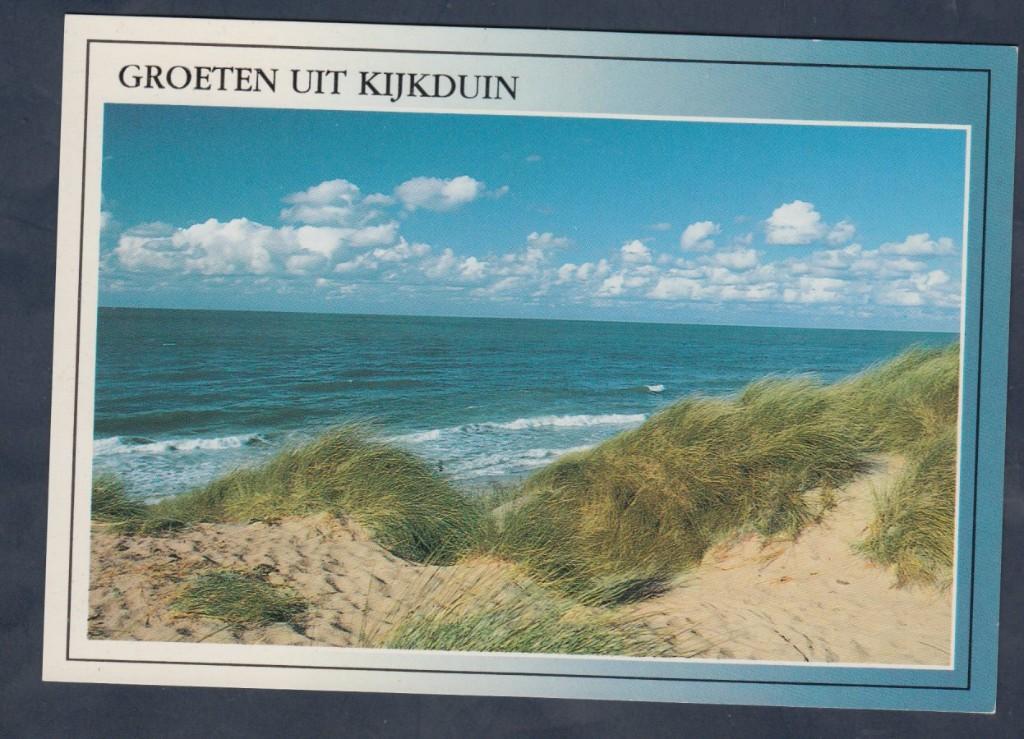 Kijkduin Wolken Zee en Strand Natuur Ongelopen, Verzenden, 1980 tot heden, Ongelopen, Zuid-Holland