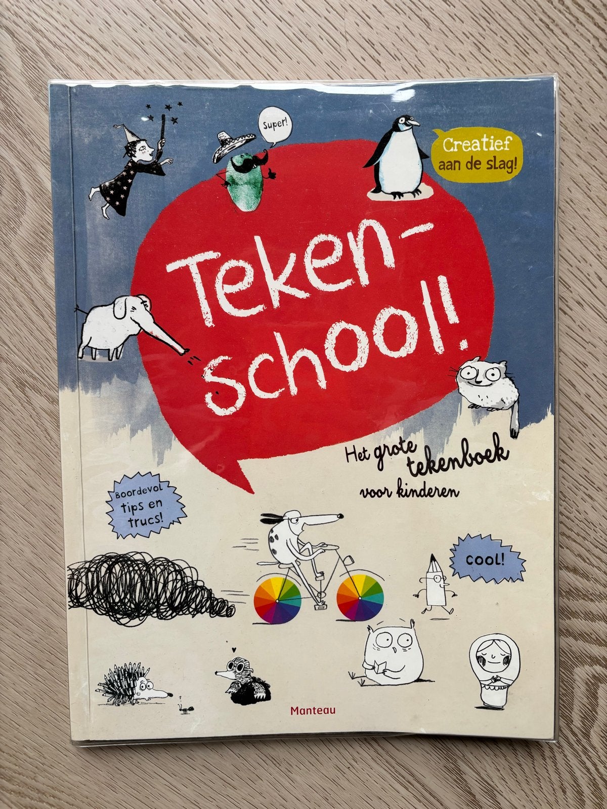 Teken-School! Het grote tekenboek voor kinderen, Ophalen of Verzenden, Nieuw, Boek of Gids