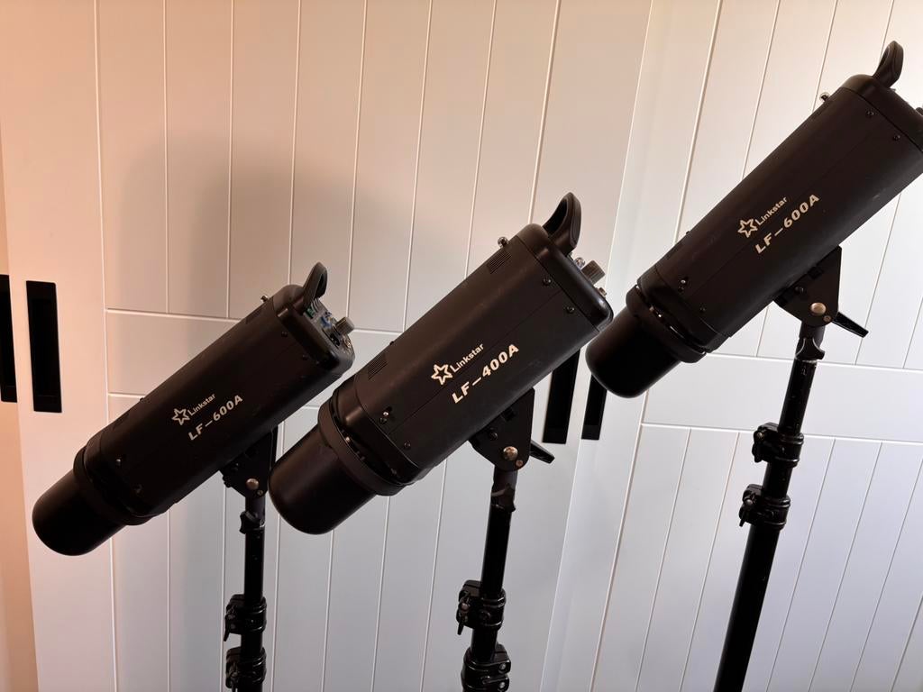 Te koop: Complete studio, Ophalen, Zo goed als nieuw, Complete fotostudio