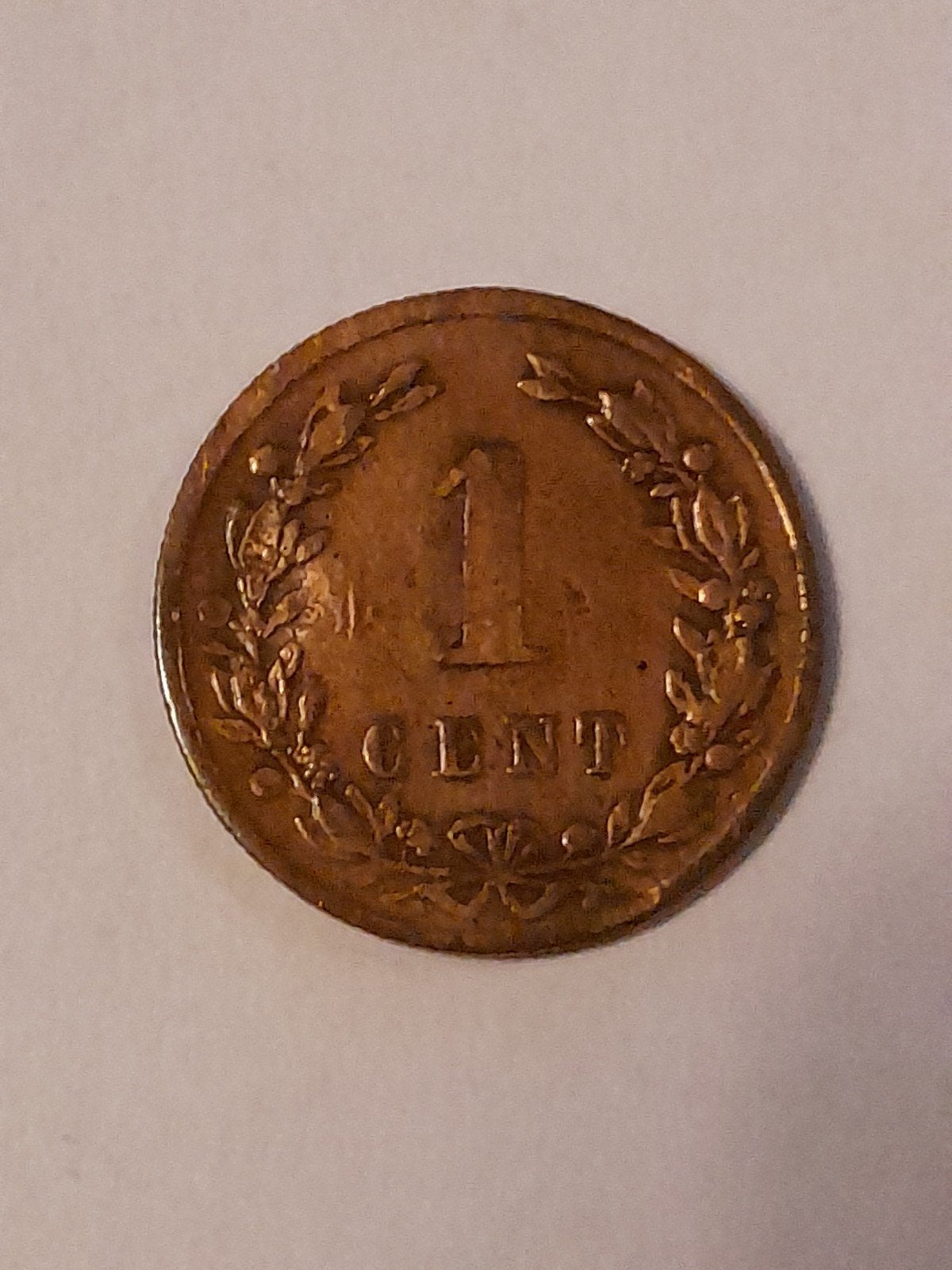 Zeldzame 1 Cent munt uit 1878 - Koning Willem III, Ophalen of Verzenden, Koning Willem III, 1 cent, Losse munt