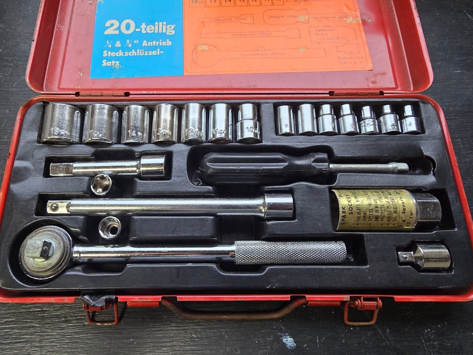 Ratelset compleet 1/4" & 3/8" aansluiting, Duitse kwaliteit, Ophalen of Verzenden