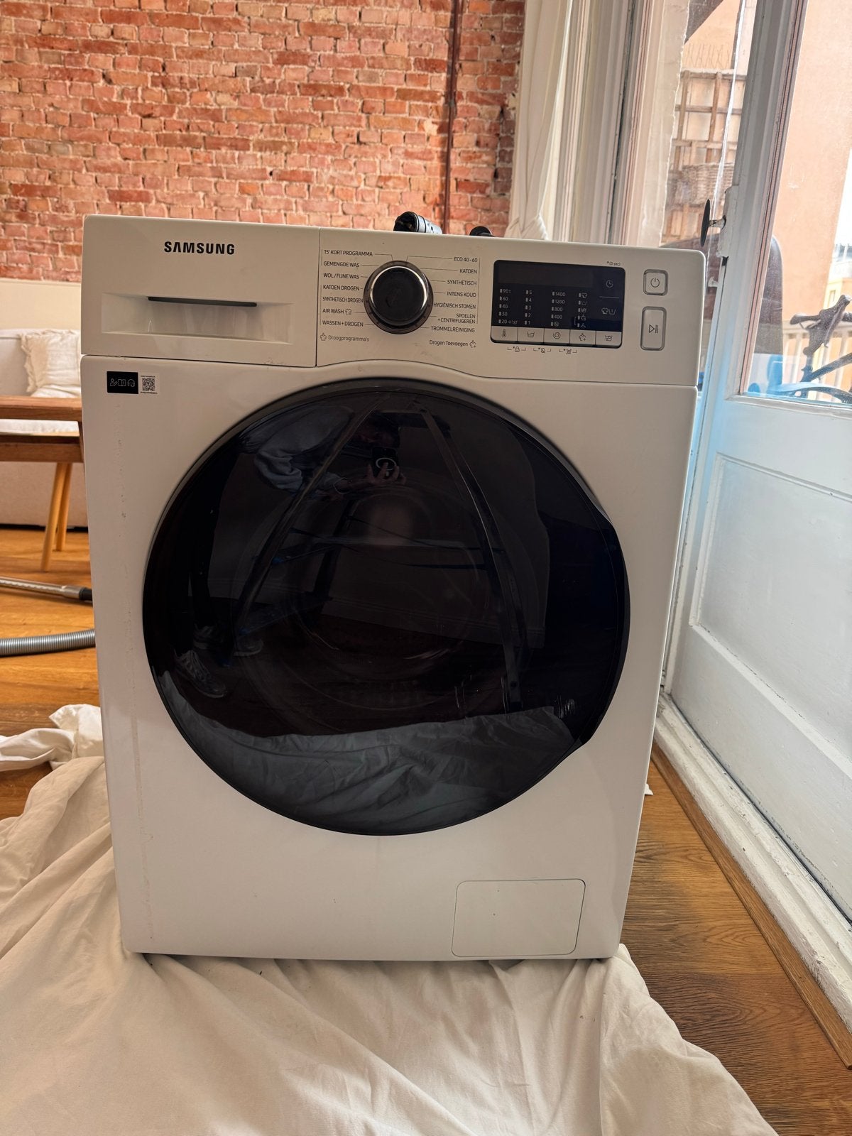 Samsung Ecobubble was droog combinatie, Ophalen