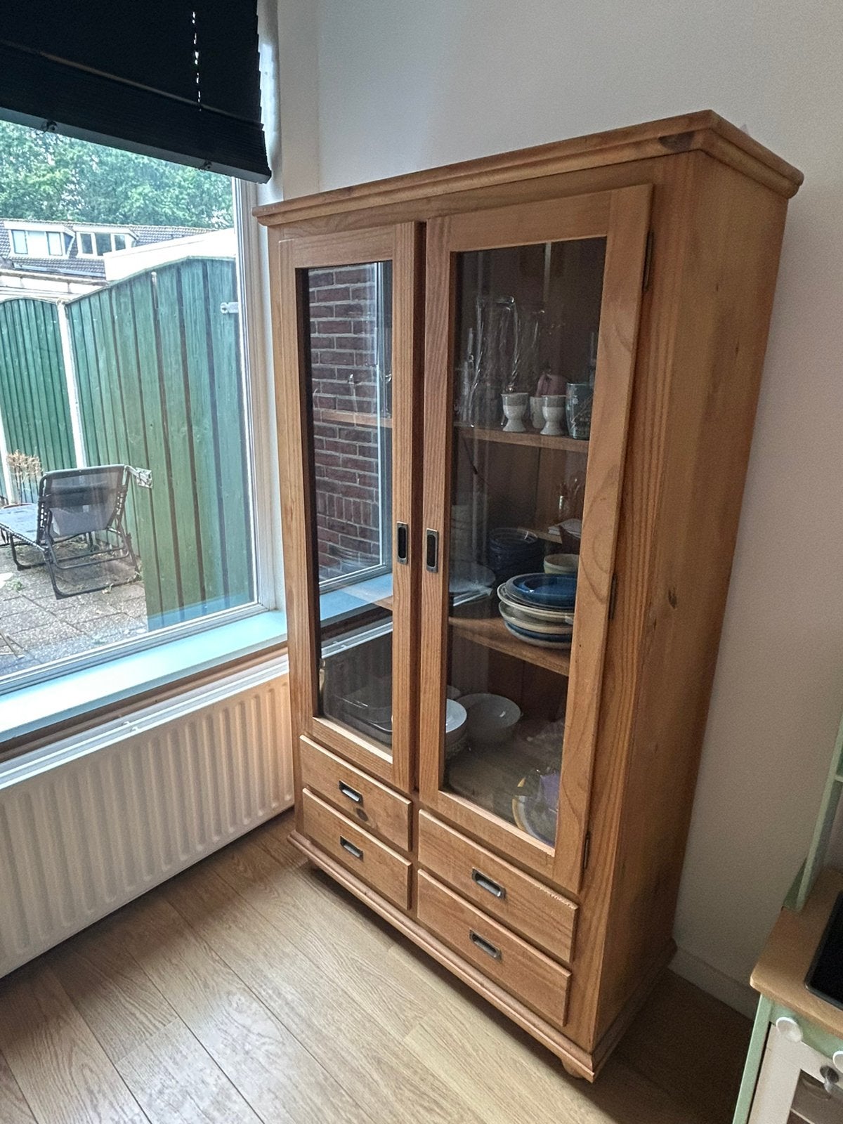 Leuke opknap kast!, Ophalen, Gebruikt, Met deur(en), Eikenhout