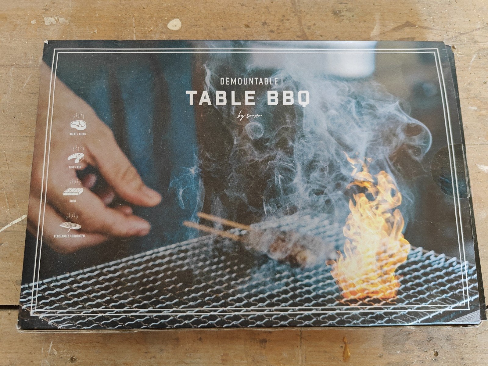 Senza Demountable Table BBQ - Draagbare Tafelbarbecue, Ophalen of Verzenden, Nieuw, Senza