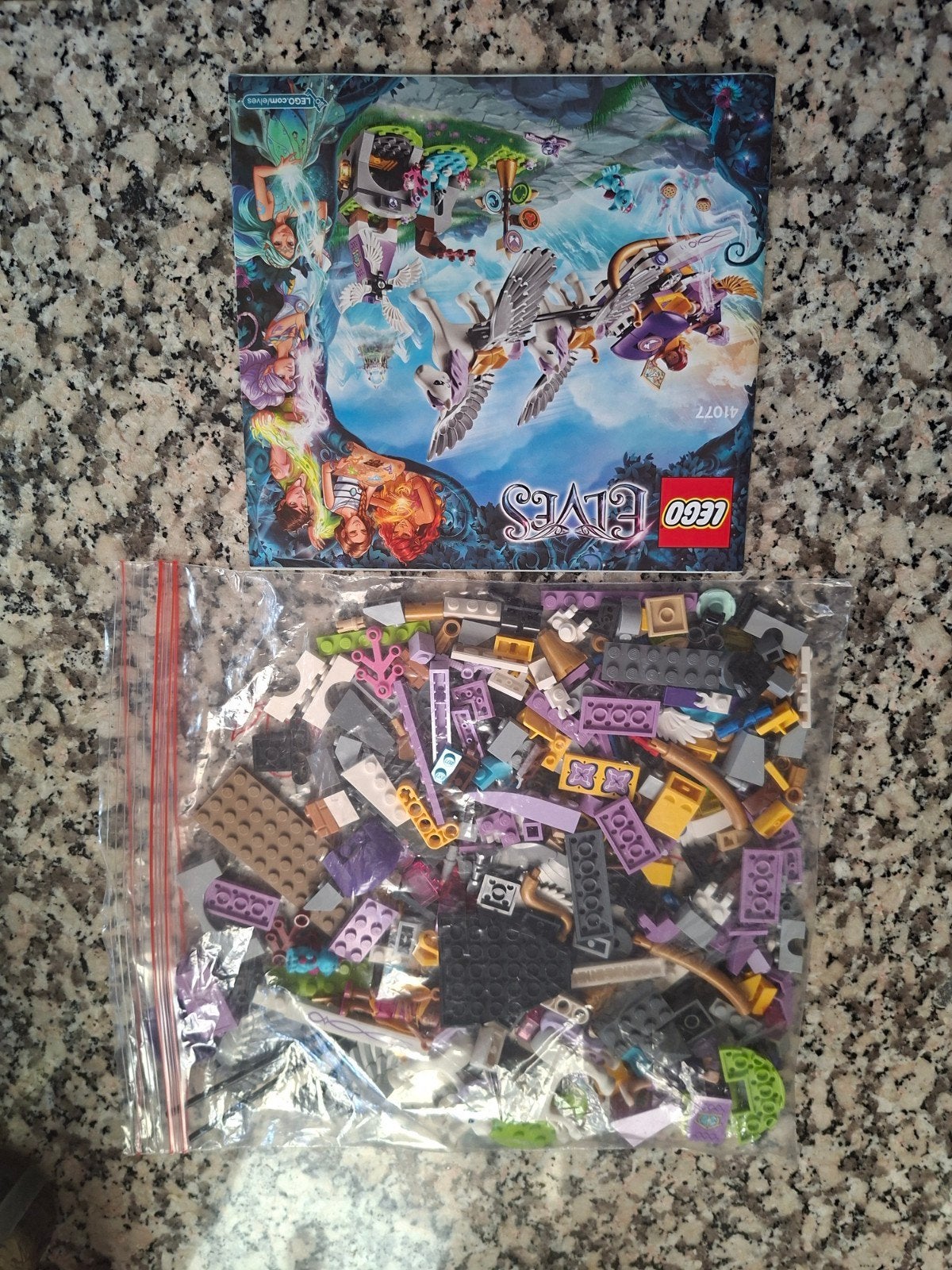 LEGO Elves 41077 Aira's Pegasus Sleigh met instructieboekje, Ophalen of Verzenden, Gebruikt, Overige merken
