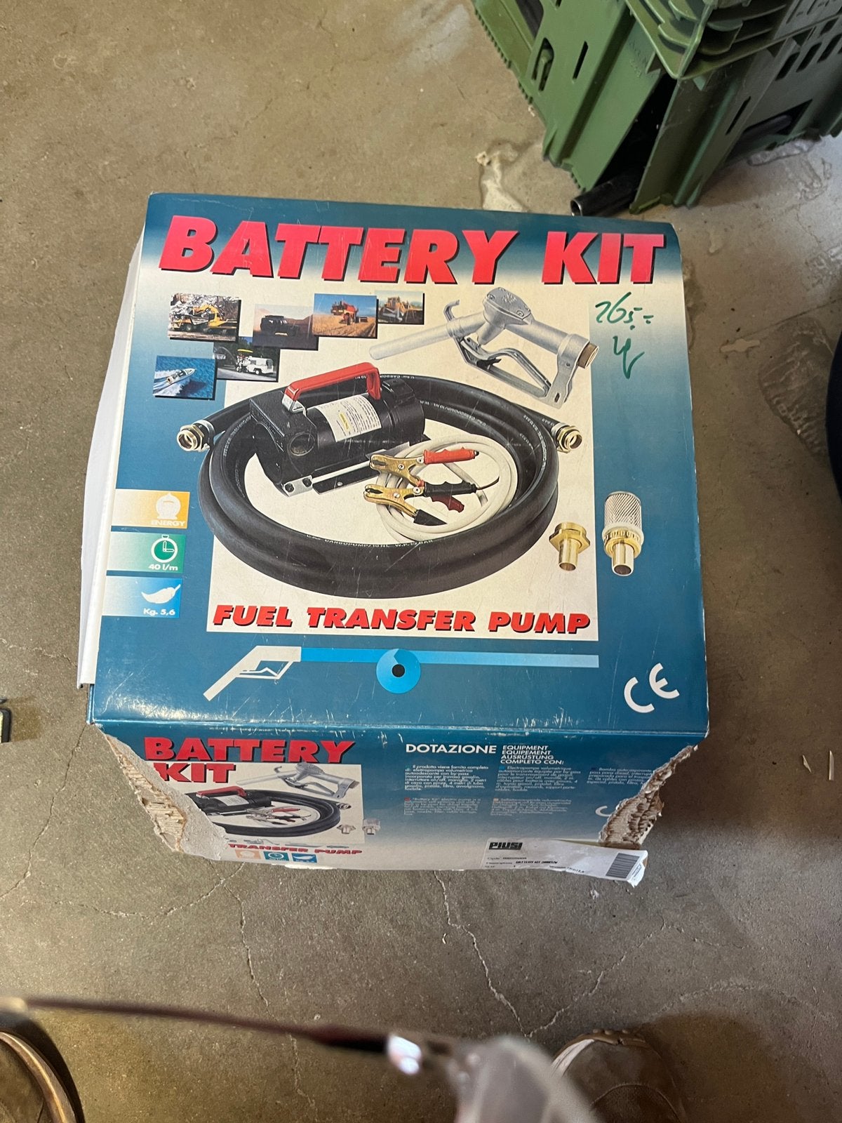 Electrische brandstof pomp boor een tank of vat, Ophalen