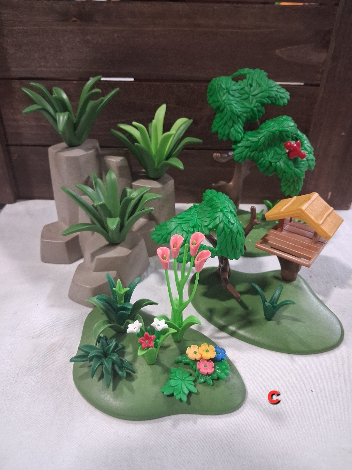 Playmobil set bome,planten en rotsen, Kinderen en Baby's, Speelgoed | Playmobil, Ophalen of Verzenden