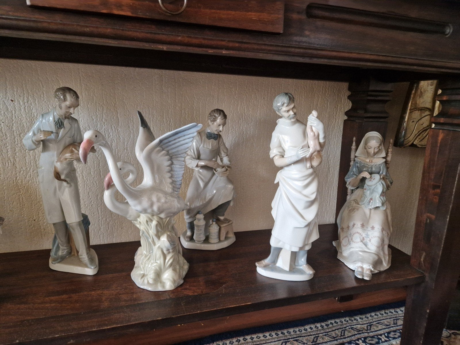 3 zeer mooie lladro beelden, Ophalen of Verzenden
