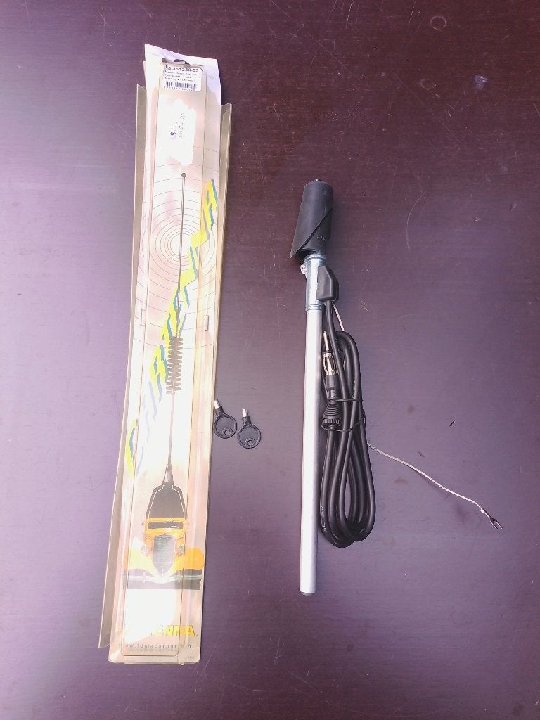 Antenne Chrome uitschuifbaar Opel Astra F 1991 -98, -, -, Ophalen of Verzenden, Zo goed als nieuw