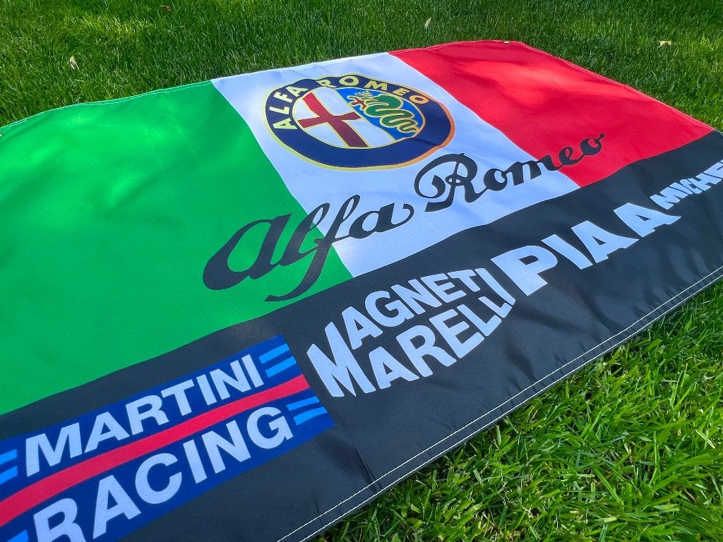 ALF BANNER 60X90 MET BEVESTIGGINGS OGEN PRACHTIGE KLEUR, Ophalen of Verzenden, Nieuw