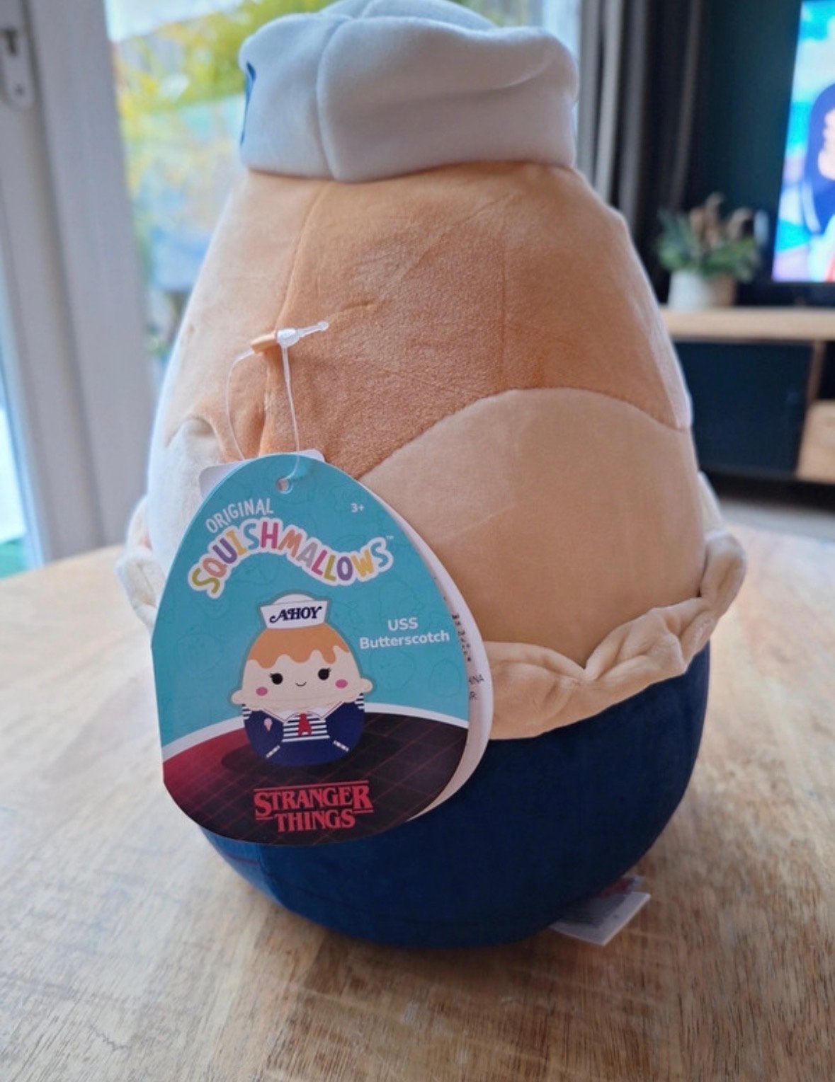 Squishmallow Stranger Things USS Butterscotch Nieuw, Squish, Overige karakters, Overige typen, Nieuw