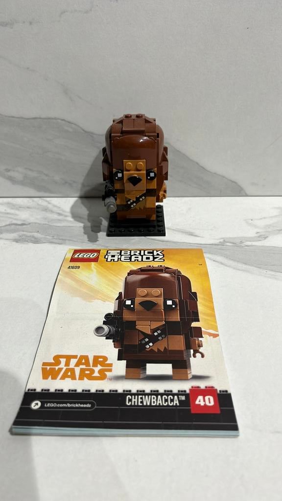 Lego star wars Brickheadz 41609 Chewbacca, Ophalen, Zo goed als nieuw, Complete set, Lego
