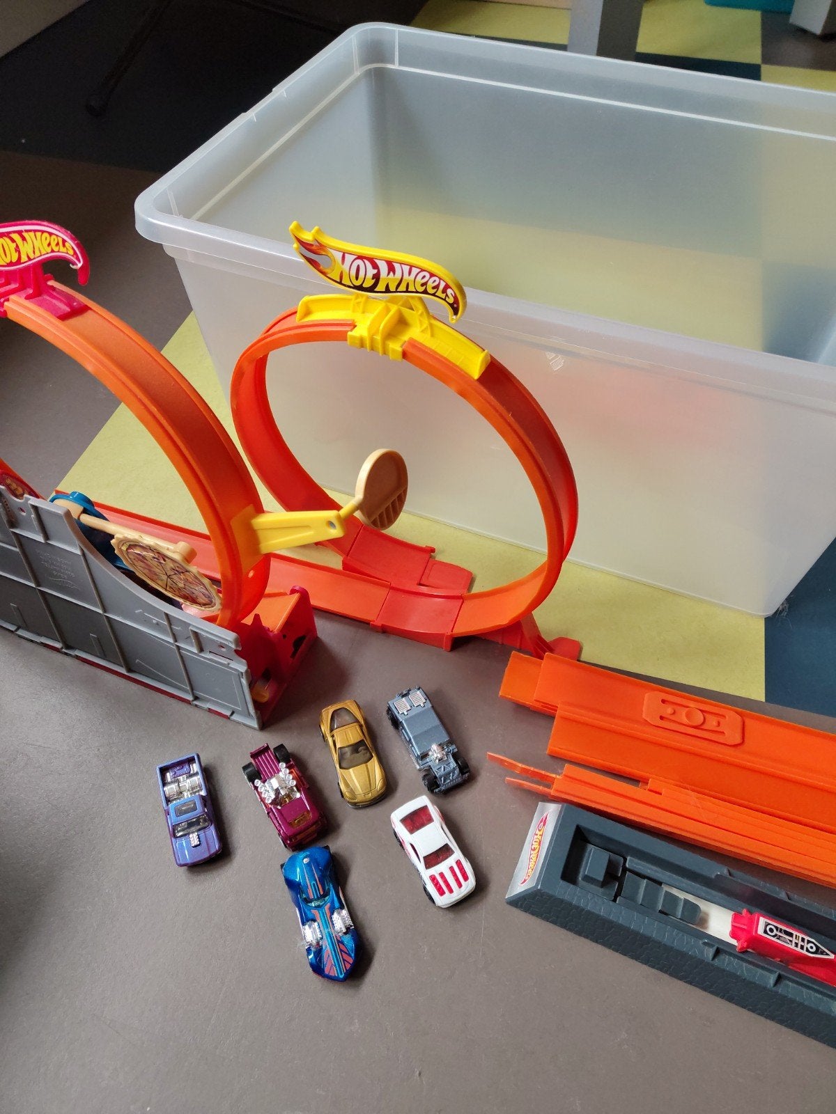 Hot Wheels set, Ophalen of Verzenden, Hot Wheels, Handmatig, Met looping