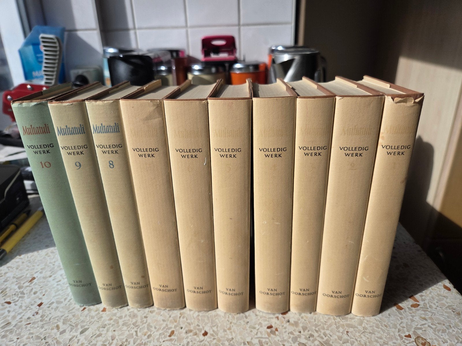 multatuli volledig werk-1 t/m 10 gebonden met omslag, Verzenden, Zo goed als nieuw, Multatuli