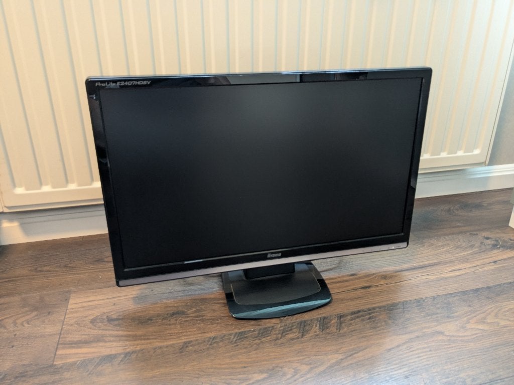 24 inch Full HD Monitor (VGA) iiyama ProLite E2407HDSV, Gebruikt, Ingebouwde speakers, Ilyama, Full HD