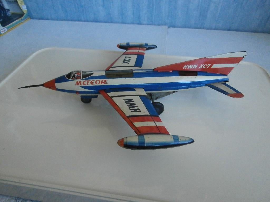 Ruimte straaljager HWN-XC7 Meteor "50/"60er jaren, Antiek en Kunst, Antiek | Speelgoed, Ophalen of Verzenden