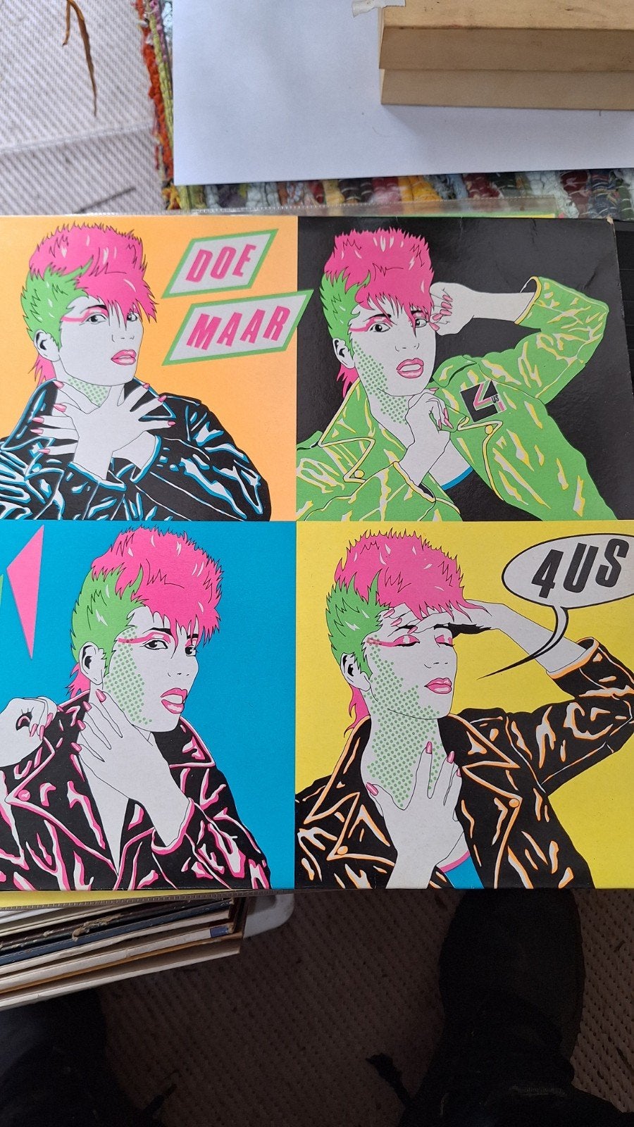 Doe Maar - 4US LP (1981) - Pop/New Wave Klassieker, LP, Gebruikt, Pop, Ophalen of Verzenden