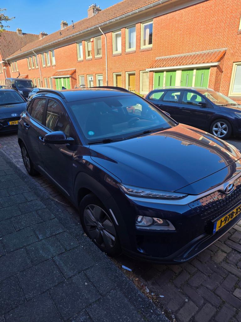 Hyundai Kona EV 64kWh sep. '21/1 Jaar Garantie/Goedkoopste!, Auto's, Hyundai, 14 kWh, Blauw, Origineel Nederlands, Elektrisch
