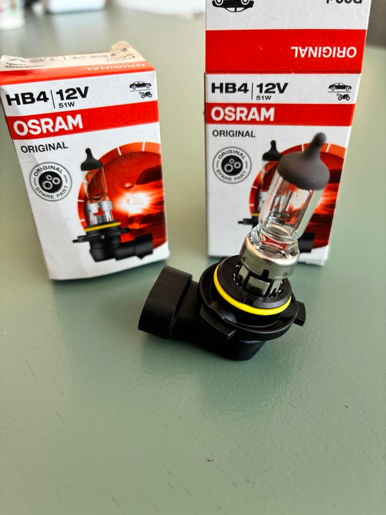 Osram 2 autolampen HB4 12V 51W, Ophalen of Verzenden, Nieuw, Volvo