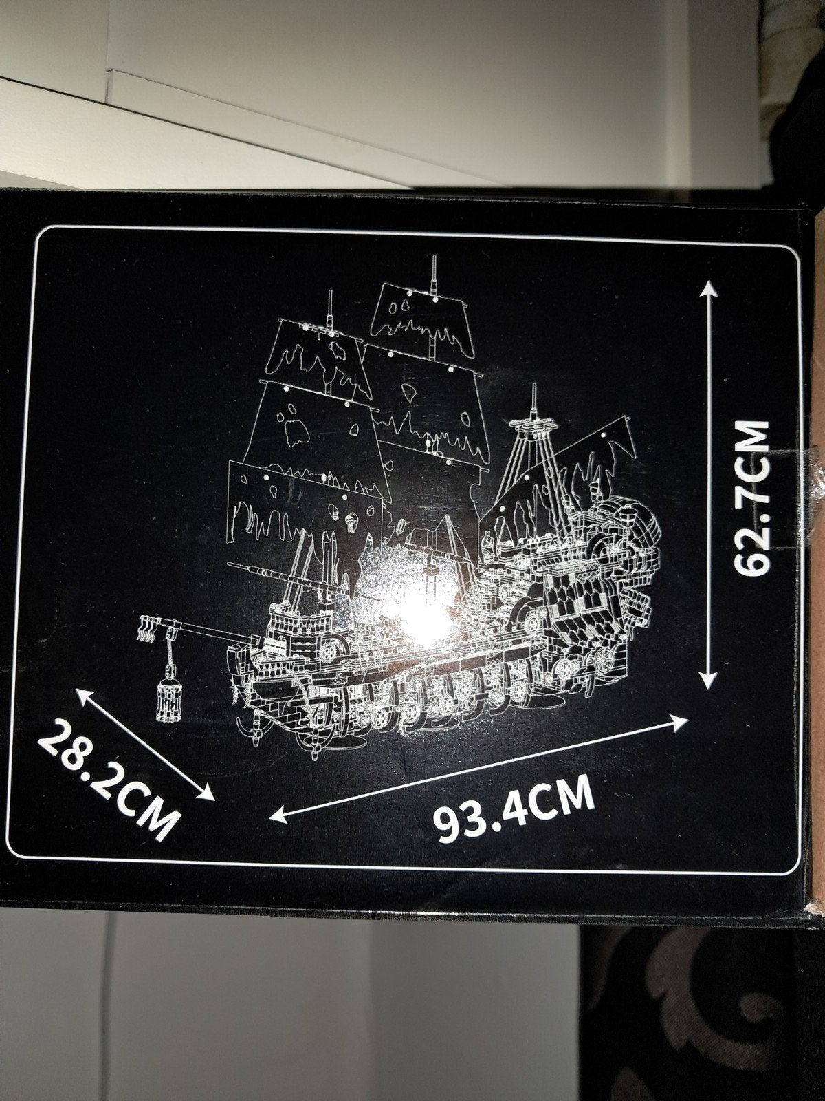 Mould King 13193 Spookschip gedemonteerd &gesorteerd op nr., Inclusief instructies, Zo goed als nieuw, Complete set, Pirates