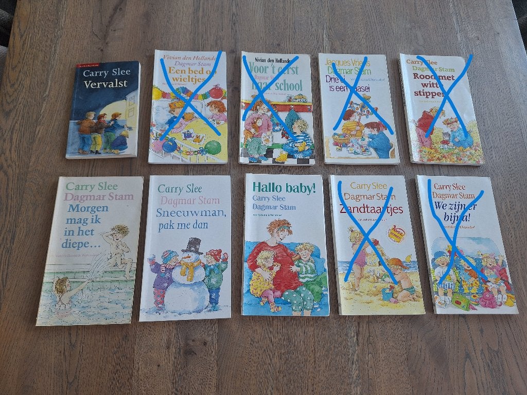 4 delige set kinderboeken Carry Slee/ Dagmar Stam, Fictie algemeen, Jongen of Meisje, Carry Slee, Ophalen of Verzenden