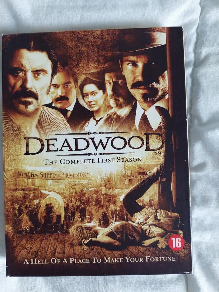 Deadwood - The Complete First Season DVD Boxset, Gebruikt, Vanaf 16 jaar, Boxset, Drama