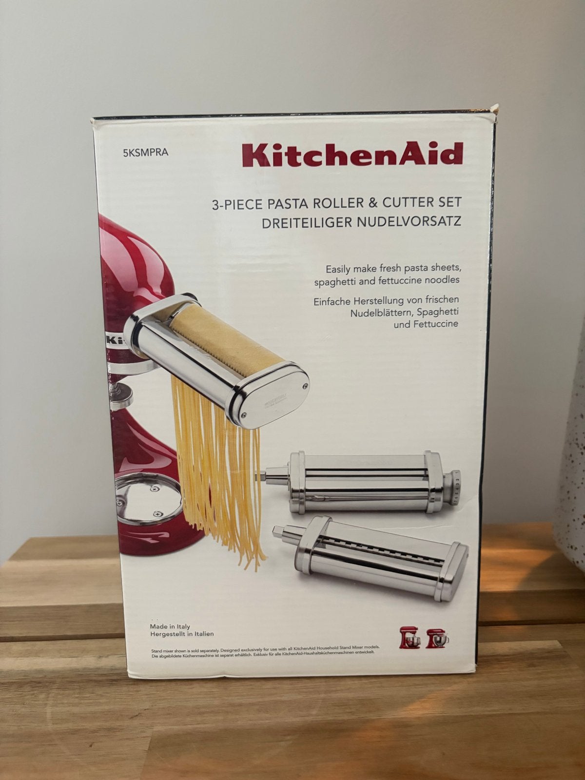 KitchenAid 3-delige pastamachine opzetstukken 5KSMPRA, Ophalen, Metaal, Pastamachine, Overige merken
