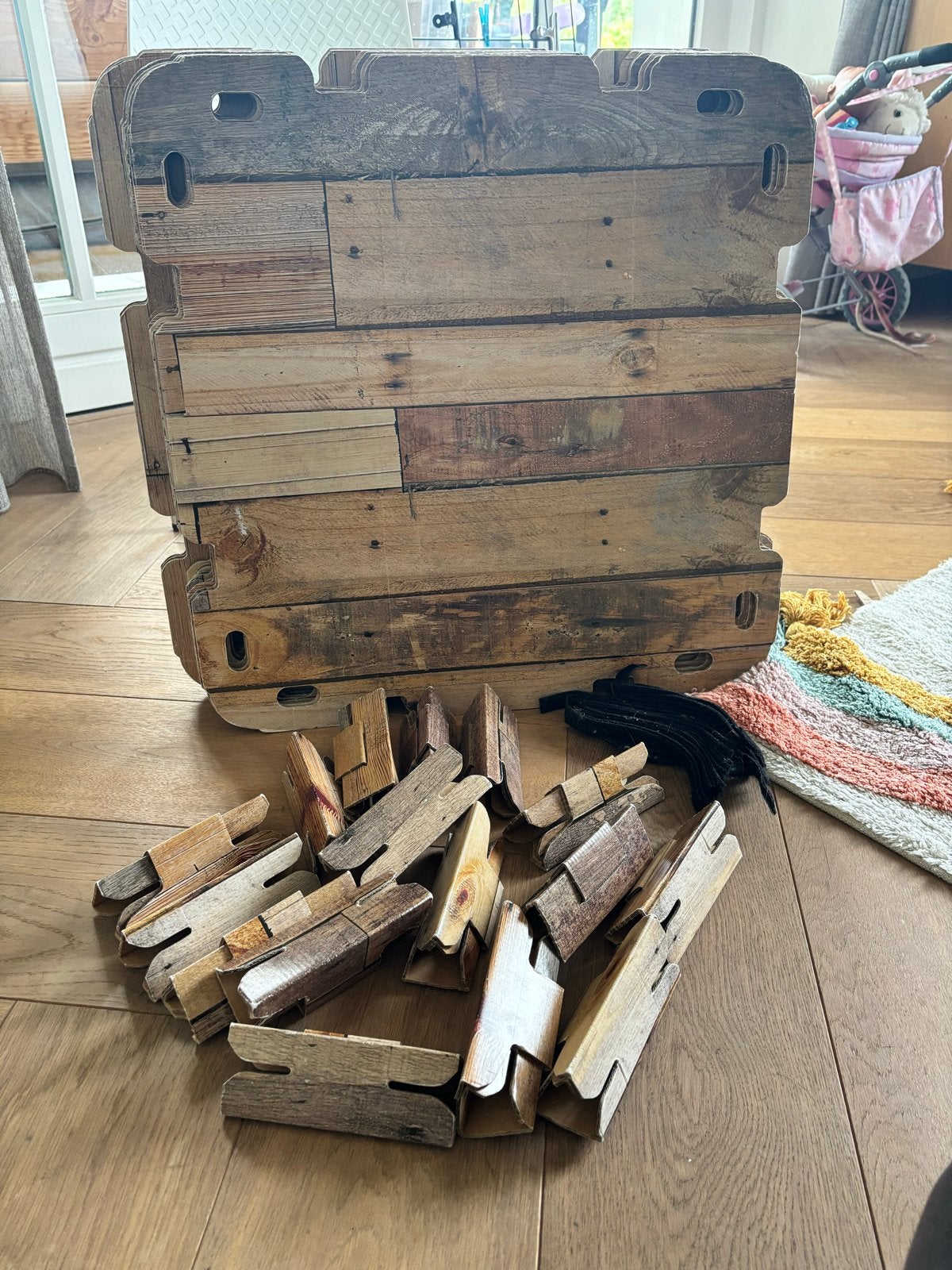 Fantasy fort bouwblokken set - hut maken, Ophalen, Gebruikt