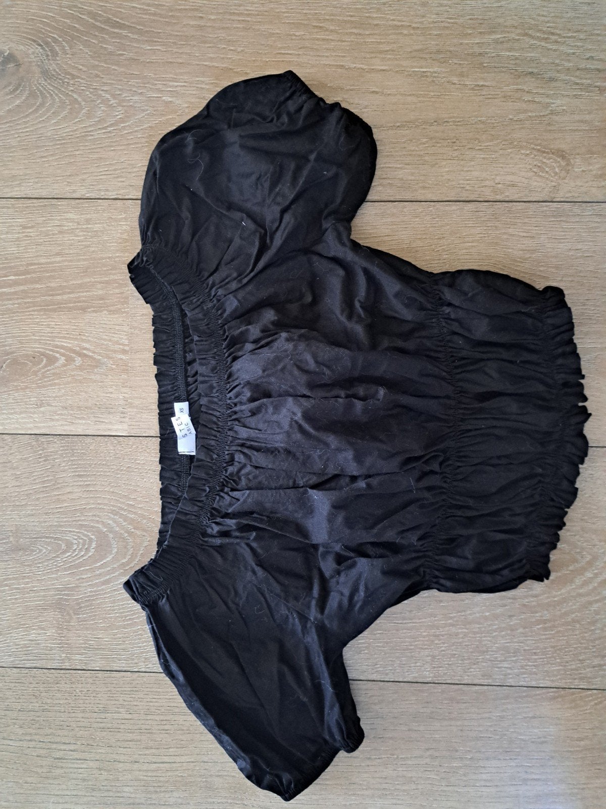 Costes Basic Zwarte Off-Shoulder Top XS, Costes Basic, Zwart, Ophalen of Verzenden, Korte mouw