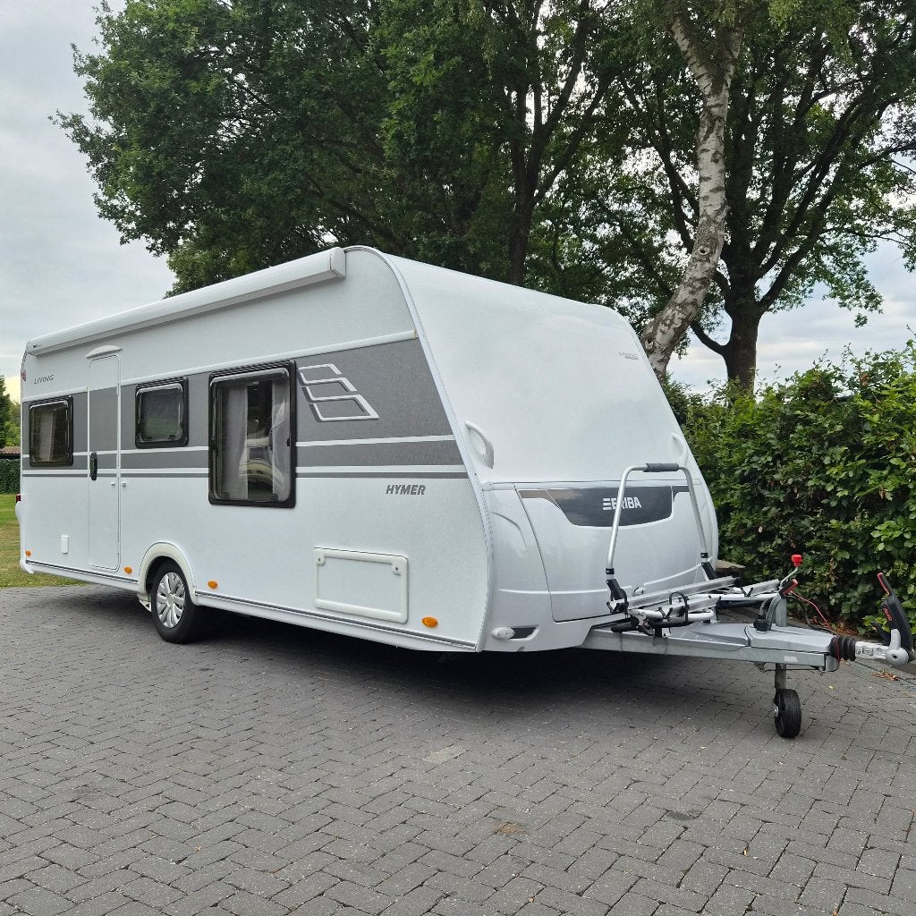 Eriba Hymer Living 470 | Queensbed | Mover | Cassetteluifel, Bedrijf, Treinzit, 4 tot 5 meter, Eriba