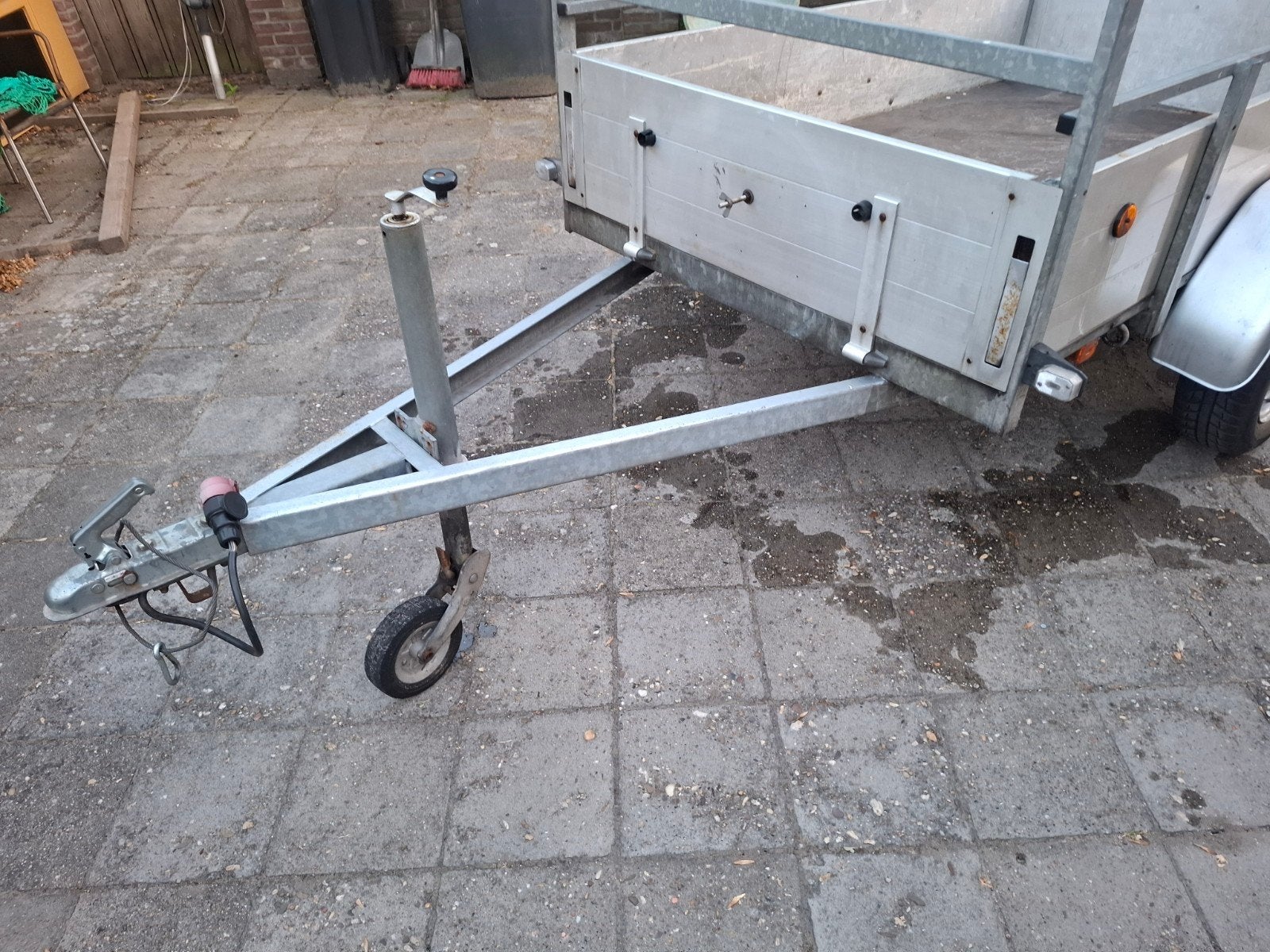 Anssems enkelasser 750 kg zonder kenteken, Auto diversen, Aanhangers en Bagagewagens, Ophalen, Zo goed als nieuw
