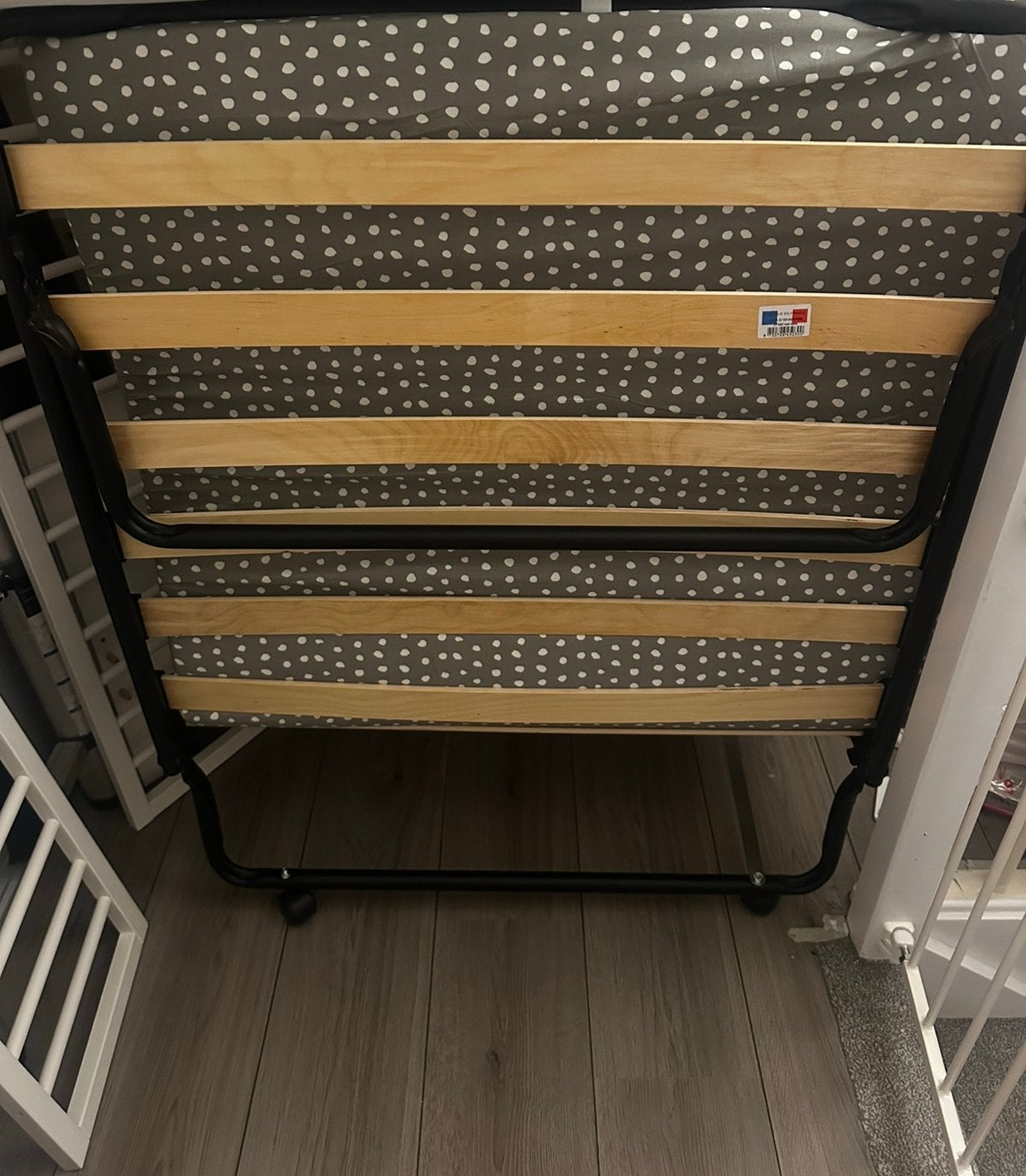 Opklapbed met matras, Ophalen, Zo goed als nieuw, Eenpersoons, 80 cm