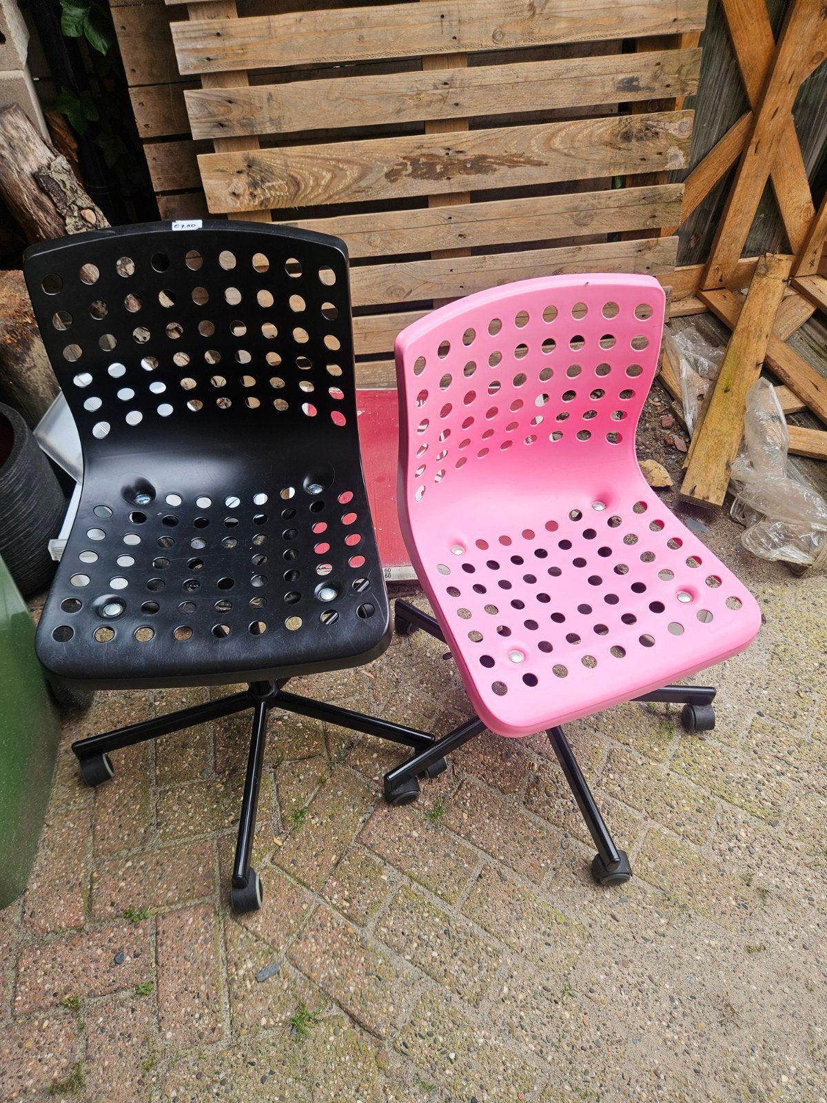 Bureaustoelen Ikea 2 x, Huis en Inrichting, Bureaustoelen, Ophalen, Gebruikt