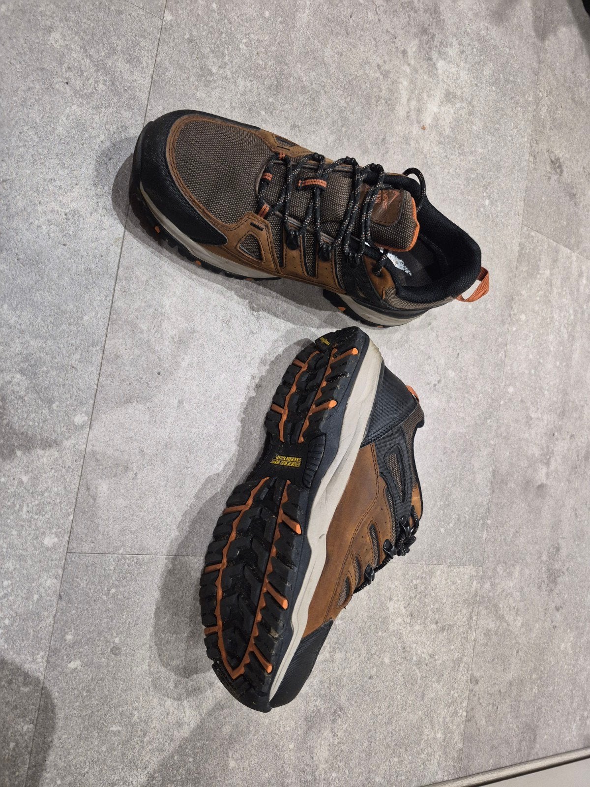 Skechers heren wandelschoenen maat 43, Ophalen, Bruin, Zo goed als nieuw, Skechers