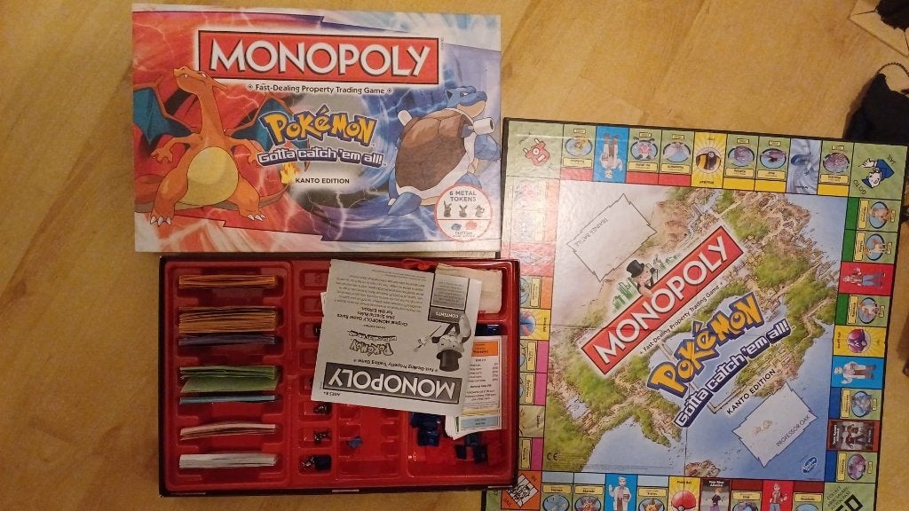 bordspel nieuw Monopoly Pokemon Kanto Monopolie fraai, Vijf spelers of meer, Ophalen of Verzenden, Nieuw, Monopoly