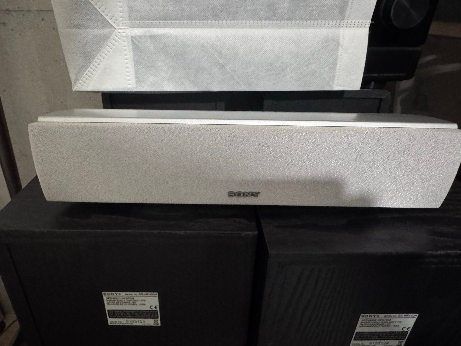 Sony centerspeaker 8 Ohm SS CN500, Audio, Tv en Foto, Ophalen, Gebruikt, 60 tot 120 watt, Sony