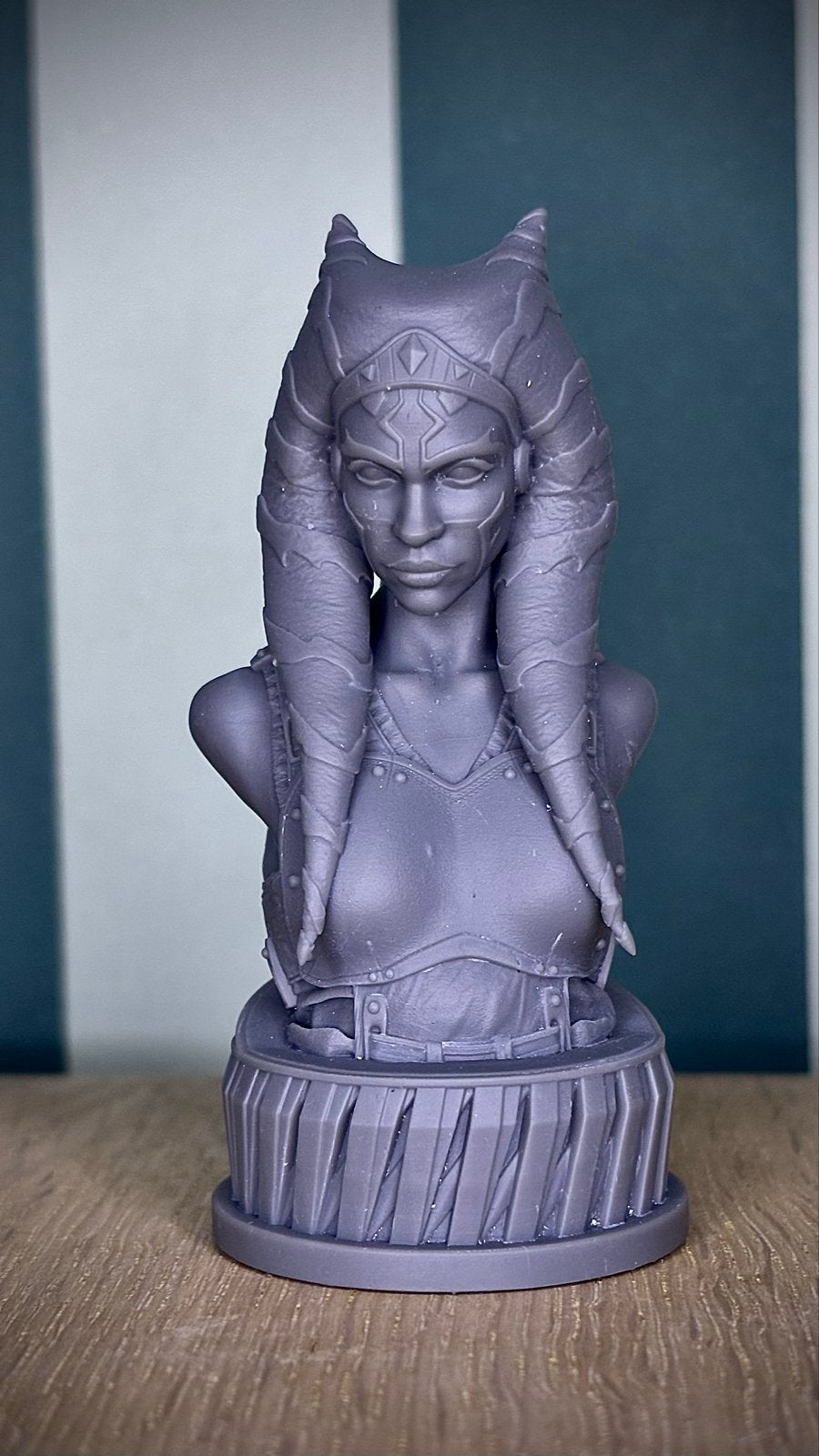 Asoka Tano 75mm bust - Gedetailleerd ABS-achtig hars, Ophalen of Verzenden, Nieuw