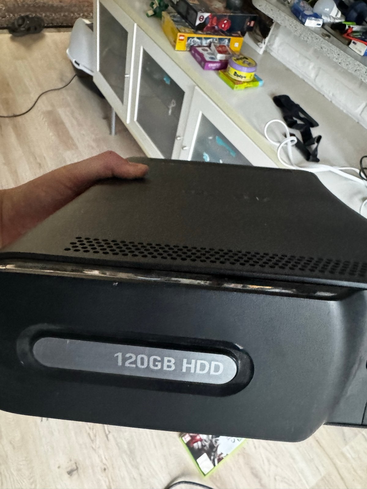 Xbox 360 met 120GB HDD, controller, kinect en 4 games, Gebruikt, Vanaf 18 jaar, 1 speler, Ophalen