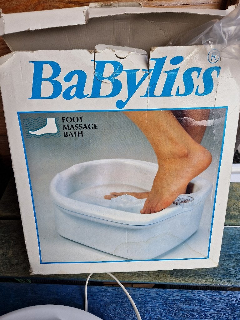 BaByliss Voetmassagebad - Ontspanning voor uw voeten, Ophalen of Verzenden, Gebruikt, Hand- en Voetverzorging