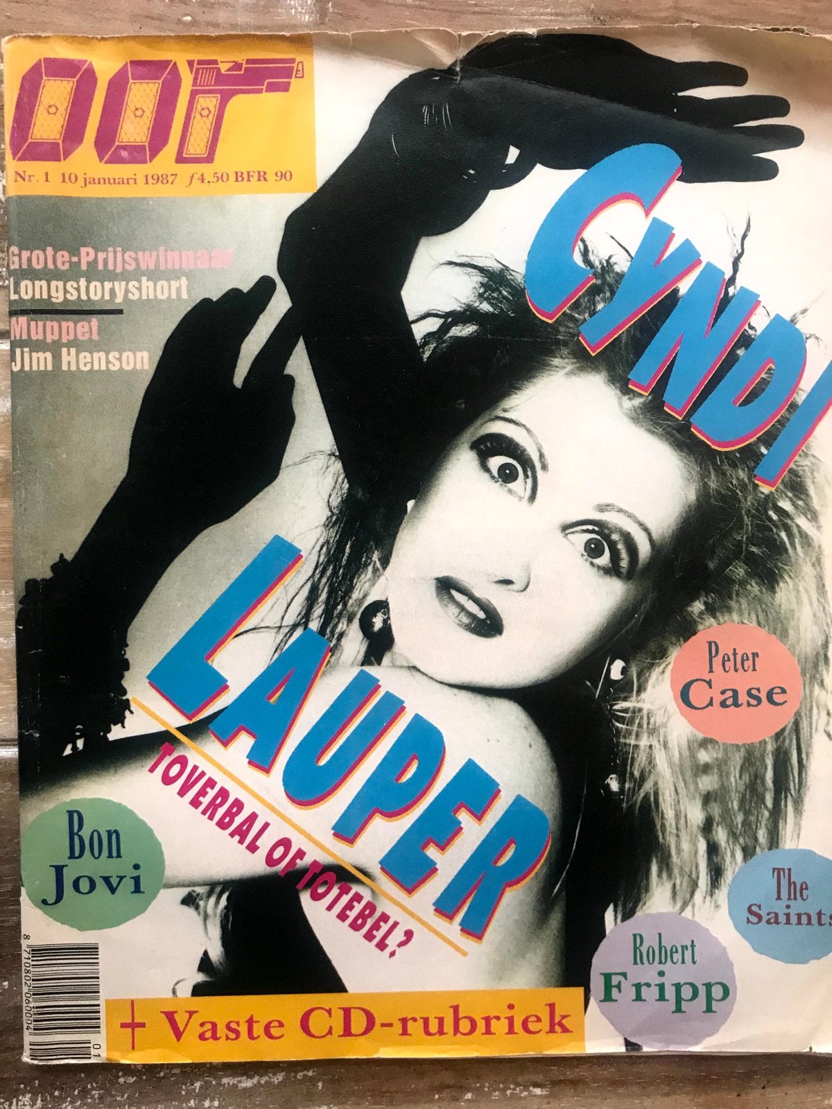 OOR Magazine 1987 THE SAINTS Robert Fripp BON JOVI, Boeken, Ophalen of Verzenden, Zo goed als nieuw, Muziek, Film of Tv