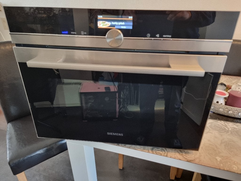 Siemens inbouw oven combi magnetron model CM636GNS1, Ophalen, Gebruikt, Siemens, Oven met grill